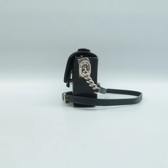 100% Authentic GUCCI Petite Black Leather Satchel 1634-081024 - Picture 3 of 12